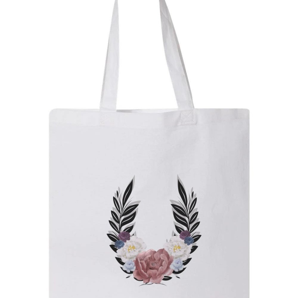 Floral Of Life Art Design Tote Bag